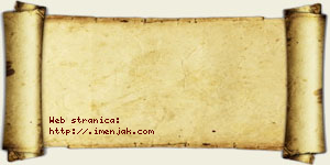 Žanka Radović vizit kartica